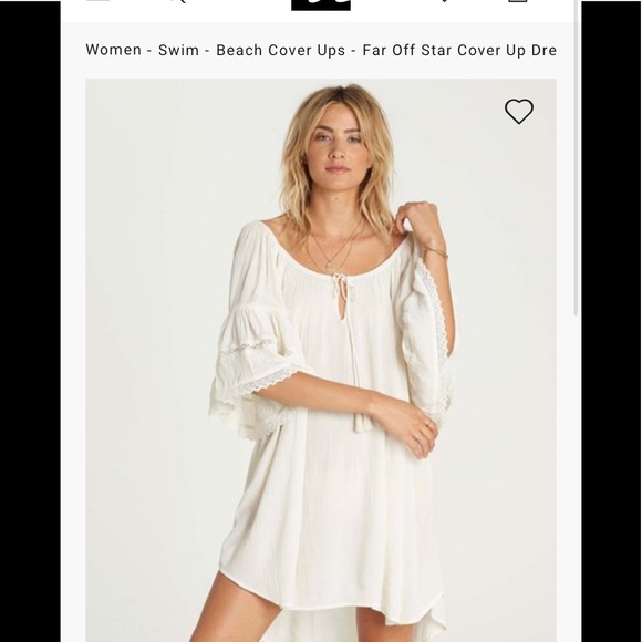 Billabong Other - Billabong Far Off Star Cover Up Dress